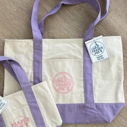 Trader Joes’s Purple Tote Bag