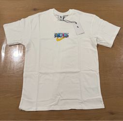 Size S Nike x One Piece Solo Swoosh T-Shirt White IX8507-100
