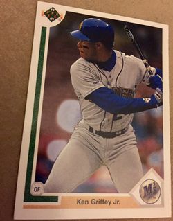 1991 Upper Deck Ken Griffey Jr. Card Seattle Mariners