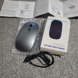 Wireless Slim Mouse for Computers & Laptops Rechargeable Compatible With Androids and Computers