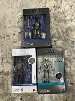 Star Wars Black Series Mandalorian, Grievous & Embo