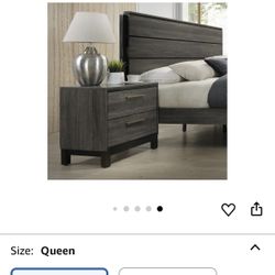 Bedframe And Little Dresser 