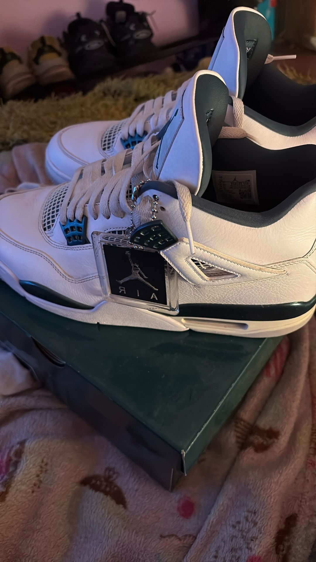 Size 12 - Air Jordan 4 Retro Oxidized Green - With A Box