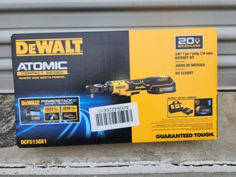 Dewalt 20v 3/8 in. Ratchet Kit with PowerStack (New)