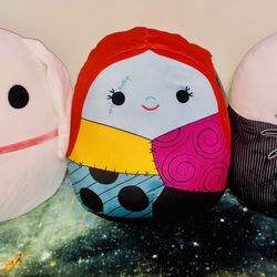 NBC Squishmallow Jack Sally Zero Set