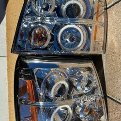 02-06 Cadillac Escalade / EXT / ESV LED Headlights Faros Calaveras Micas Luces Lamps 