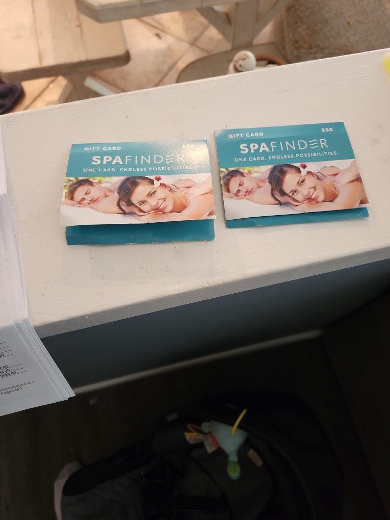 2× spa cards