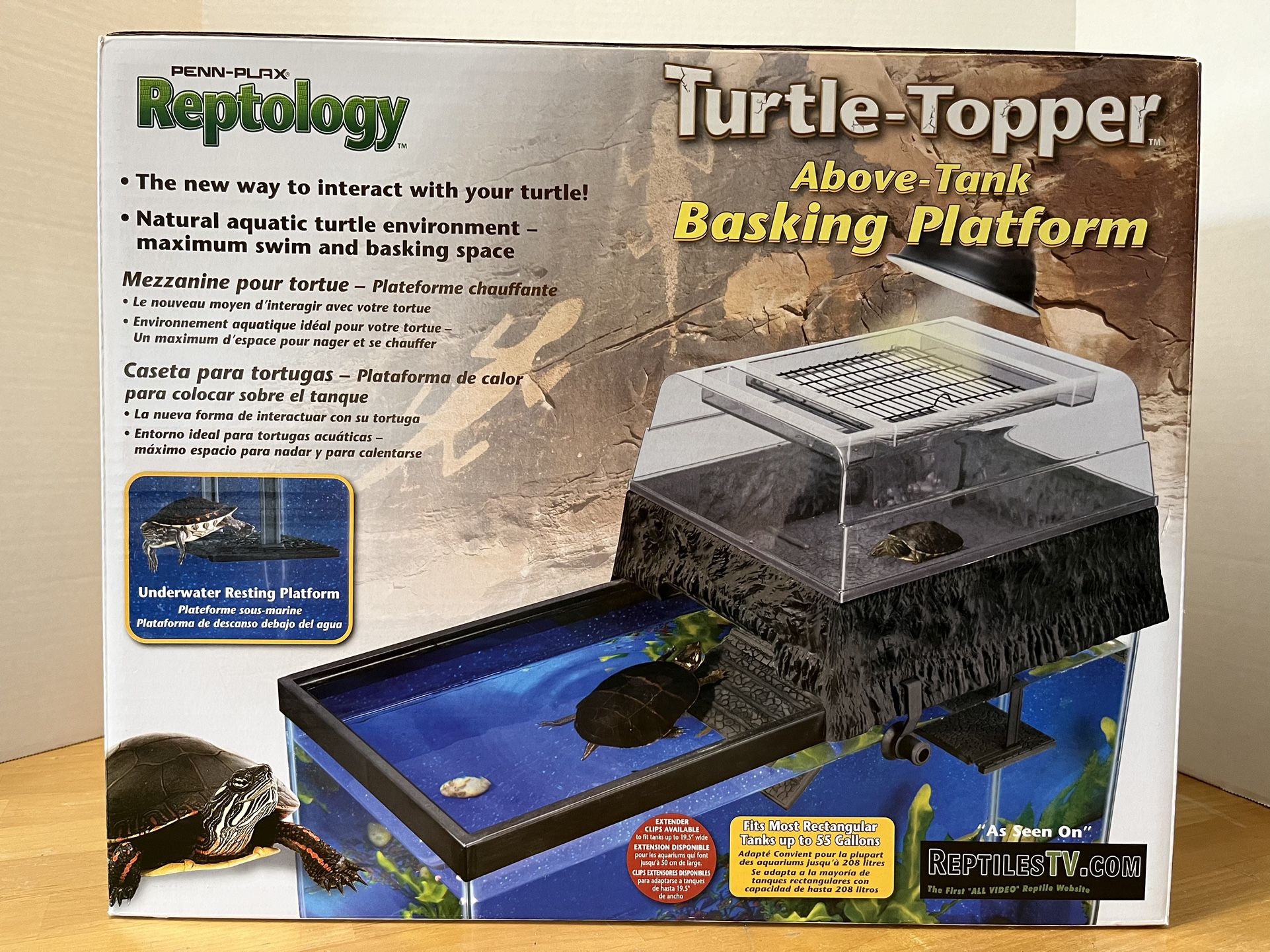 Reptology Turtle-Topper Above-Tank Basking Platform 