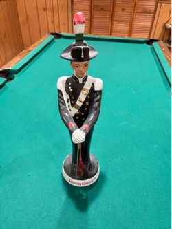 vintage Liquore Galliano Italian Soldier ceramic decanter