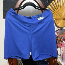 Old Navy Blue Biker Shorts Women’s XXL