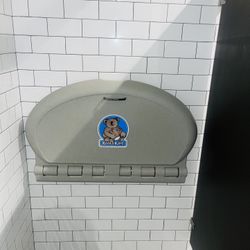 KOALA KARE KB208-01 Surface Mounted Oval Plastic Baby Changing Station