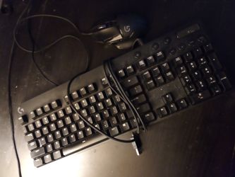 Logitech gaming keyboard and mouse