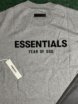 Large dark oat Essentials Fear of God  t-shirt
