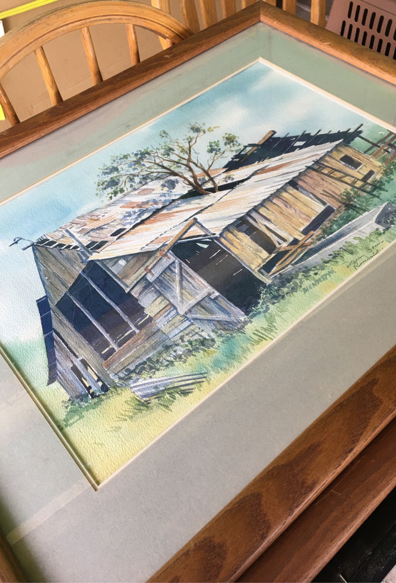 “ROBERT BLENDERMAN “ PAINTINGS FRAMED ART