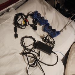 Play Station 2   Controll Charger  Vide Cable
