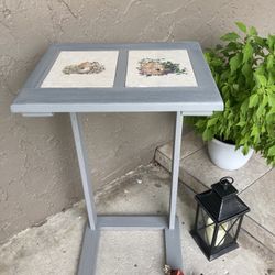 Side Table Tray Birds 