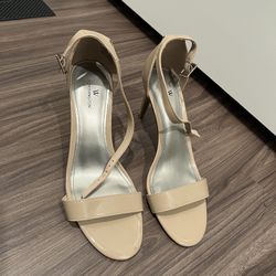Size 9 Nude Strappy Heels