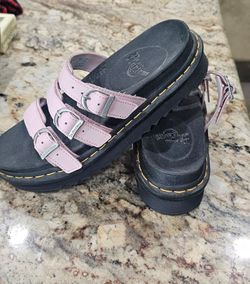 Pink Dr Martens Sandals size 8