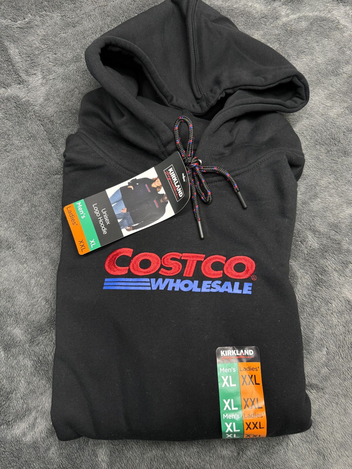 New Costco Kirkland Signature Unisex Hoodie. Size L/XL or XL/XXL. Brand new with tags!