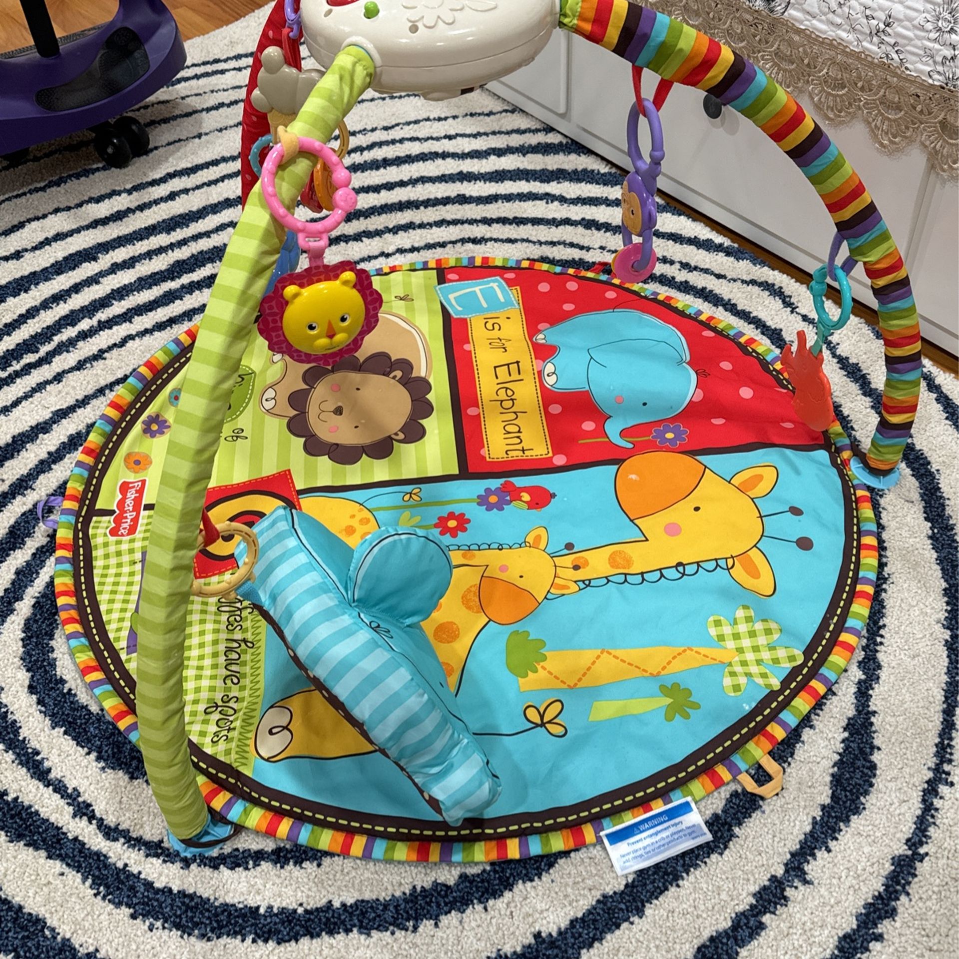 fisher price baby activity mat with music