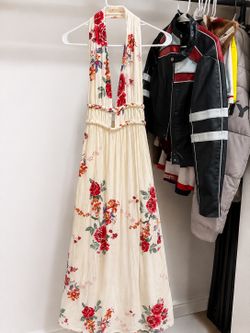 Women’s Floral Maxi Dress – Size Small