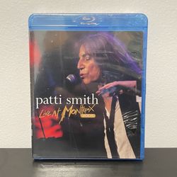 Patti Smith Live At Montreux 2005 Blu Ray NEW SEALED Punk Rock Concert