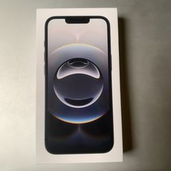 New Unlocked iPhone 16e 128GB Black 