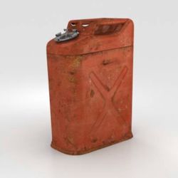 Vintage 5 Gallons Gas Tank Jeep