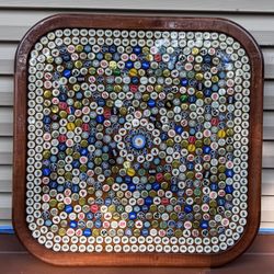 Deck table with umbrella hole!