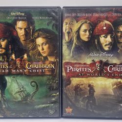 Pirates Of The Caribbean Film 2 & 3 DEAD MANS CHEST / AT WORLDS END