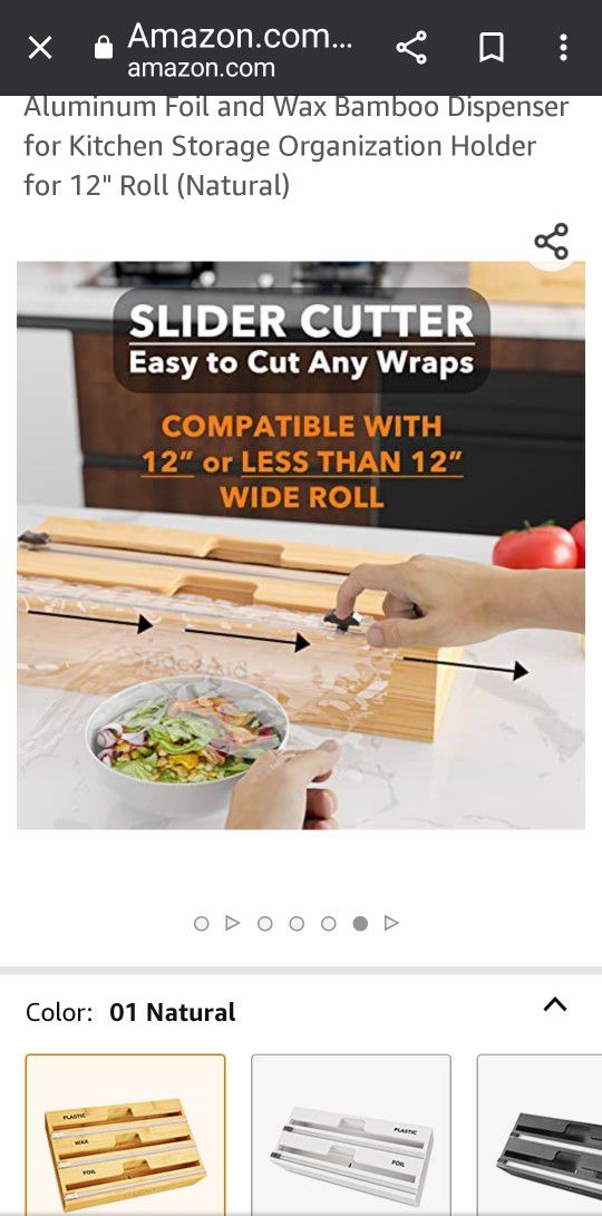 2 in 1 Wrap Organizer with Cutter for drawer or you can hang it