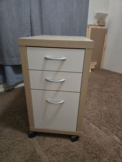 Ikea side table with 3 drawers