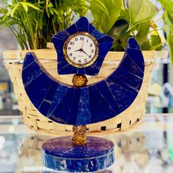 Lapis Moon & Star Clock ⏰