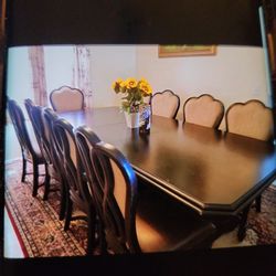8 chair dining table for sale