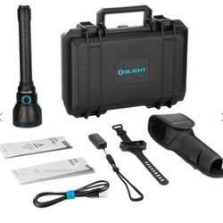 Olight Javelot Turbo 2 Black 1500M  Long Range Rechargeable Flashlight, 1800L
