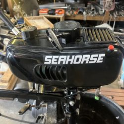 Seahorse outboard motor 2 HP with stand