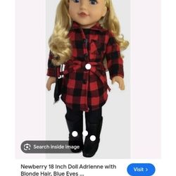Brand New Newberry Doll 18 Inch Adrienne 