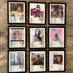 Taylor Swift Framed Album Covers