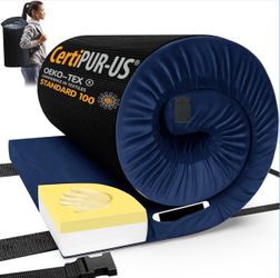 CYMULA Memory Foam Camping Mattress Pad