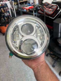 Harley 7” MoonsMC Moonmaker LED headlight