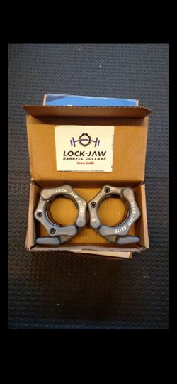 BRAND NEW LOCK JAW ELITE OLYMPIC BARBELL COLLARS