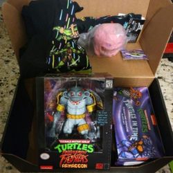 NECA TMNT Loot Crate Armaggon Arcade FULL BOX - Size L shirt