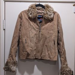 Leather Fur Jacket 