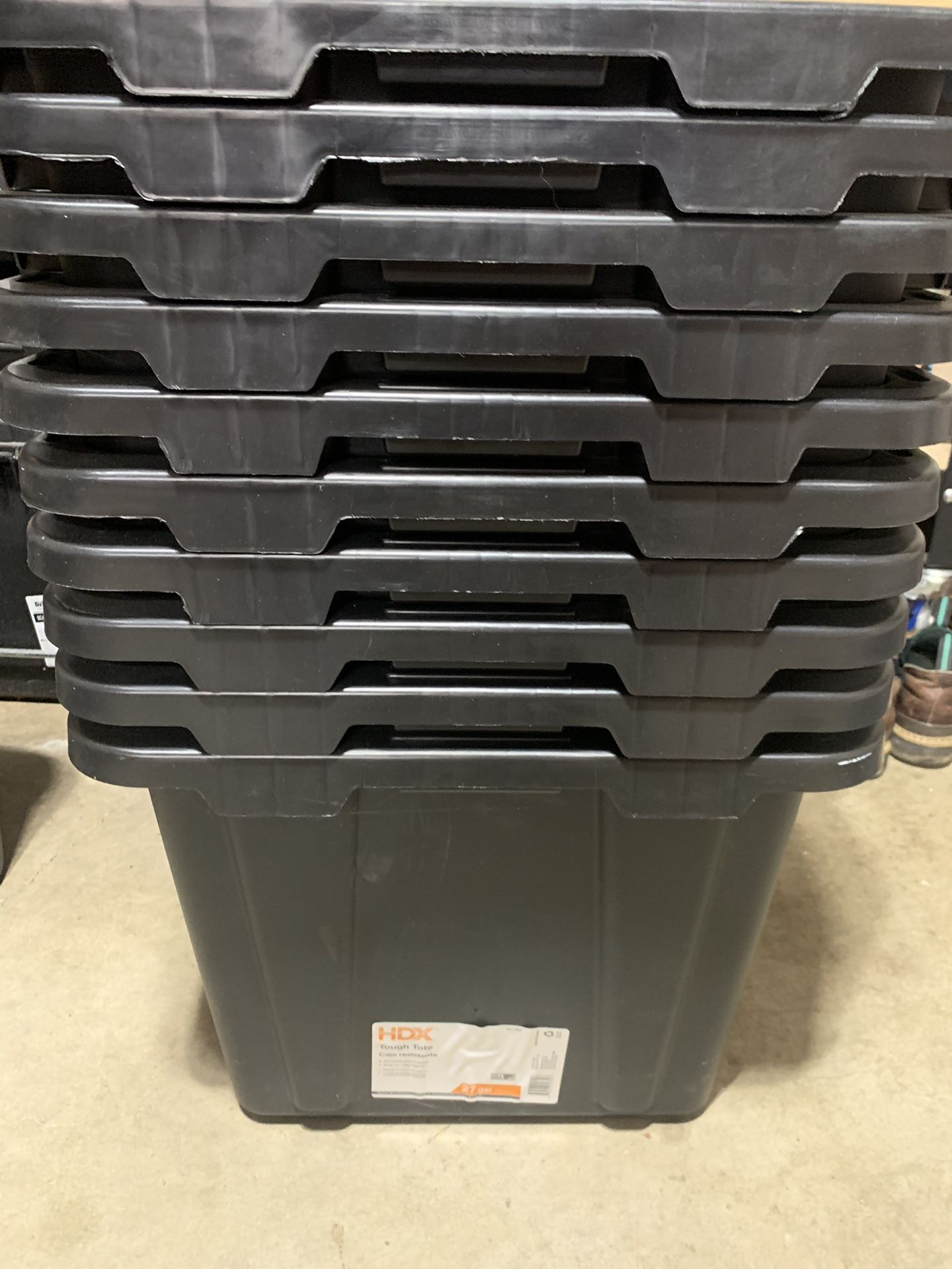 (10) Hdx Tough Tote Storage Bins for Sale in Federal Way, WA OfferUp
