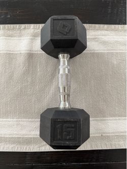 1 x 15 lb weight - used