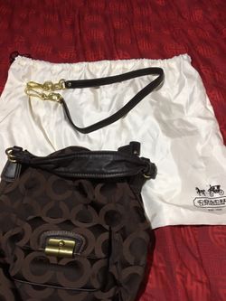 Coach purse with dust bag , make offer may consider.