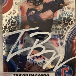 Travis Bazzana  Autograph Cleveland Guardians Rookie MLB Card Auto 