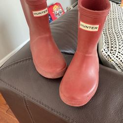 Toddler Hunter Rain Boots Size 6