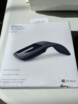 Microsoft Arc Touch (RVF-00052) Wireless Bluetrack Mouse - Black