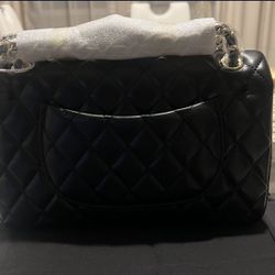 Women leather black handbag 